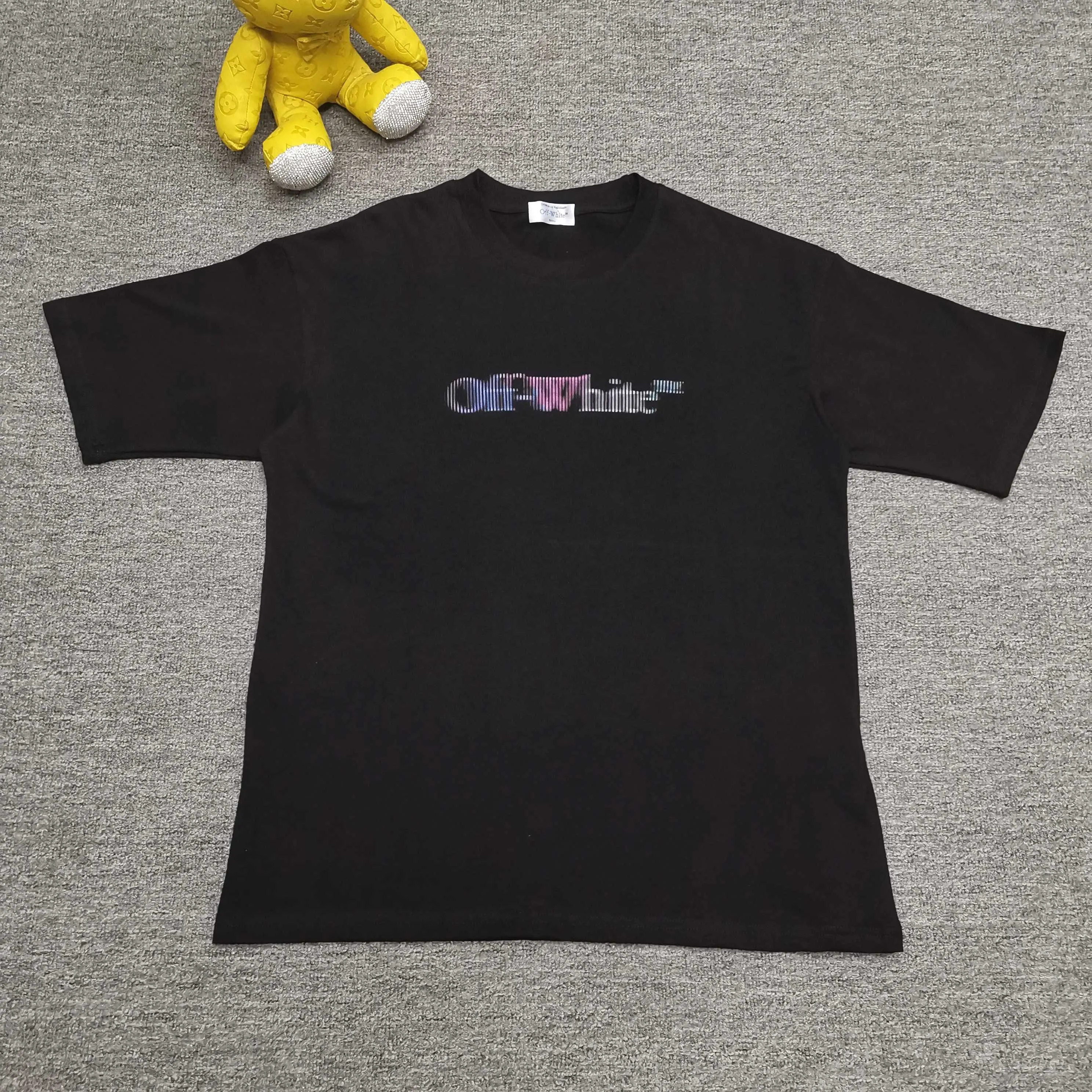 off white new religious angel loose-fitting short-sleeved T-shirt Size: S M L XL Color: Black White P240
